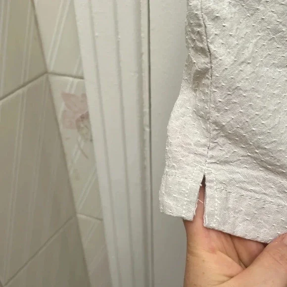 Tenth + Ocean - Men’s Linen Blend Shorts - Beige Khaki - Size:  Medium - Picture 4 of 7